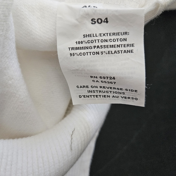 NWT - Cotton Columbia Sportswear Oversize White Half Zip Sweatshirt - L - Picture 8 of 9